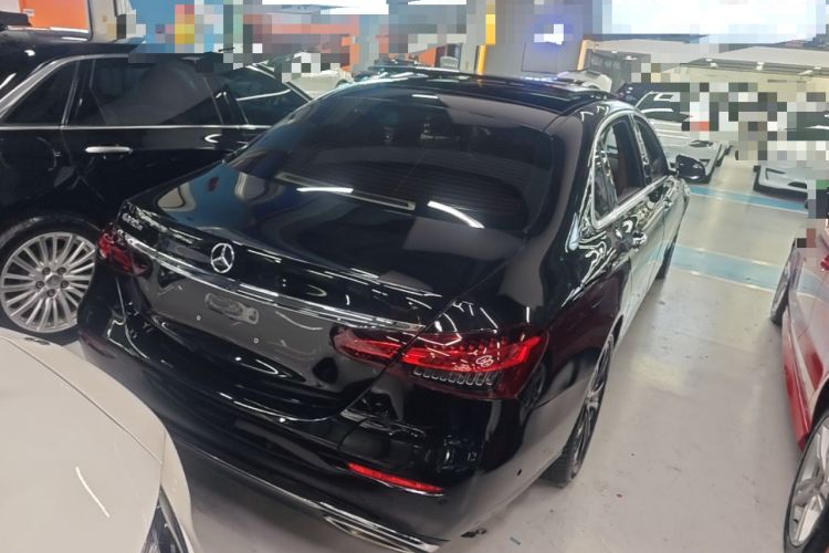 Used Mercedes-Benz E-Class New Energy 2023 E 350 e L Plug-in Hybrid Sedan Rear Right 45 Deg