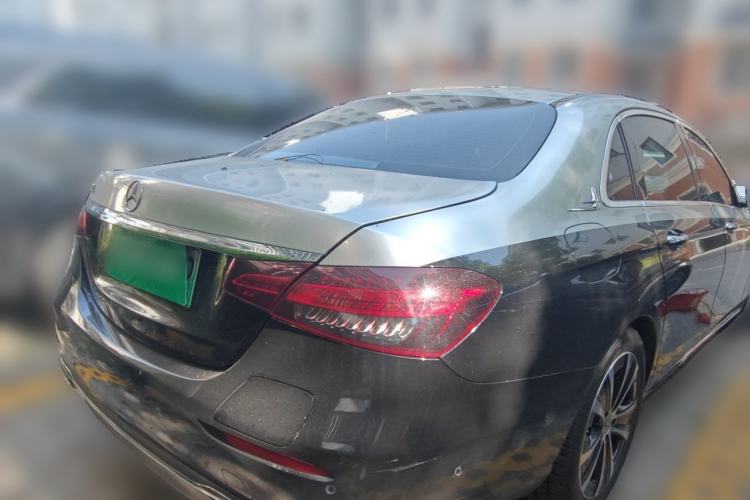 Used Mercedes-Benz E-Class New Energy 2023 E 350 e L Plug-in Hybrid Sedan Rear Right 45 Deg