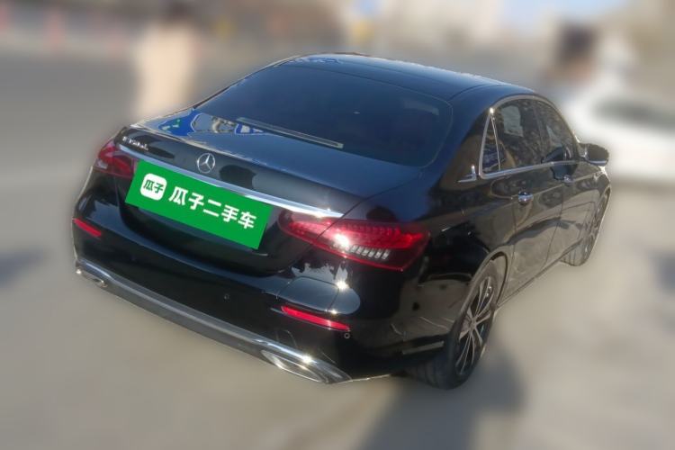 Used Mercedes-Benz E-Class New Energy 2023 E 350 e L Plug-in Hybrid Sedan Rear Right 45 Deg