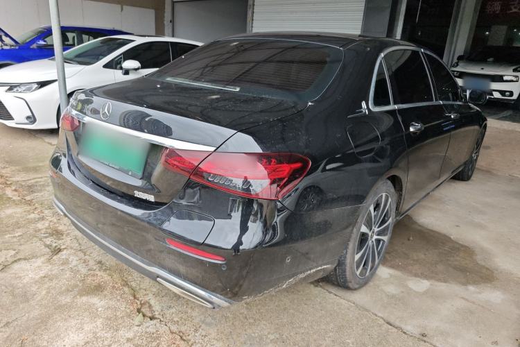 Used Mercedes-Benz E-Class New Energy 2023 E 350 e L Plug-in Hybrid Sedan Rear Right 45 Deg