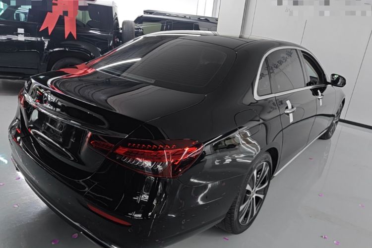 Used Mercedes-Benz E-Class New Energy 2023 E 350 e L Plug-in Hybrid Sedan Rear Right 45 Deg
