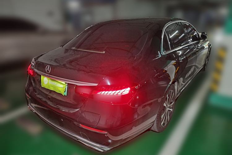 Used Mercedes-Benz E-Class New Energy 2023 E 350 e L Plug-in Hybrid Sedan Rear Right 45 Deg