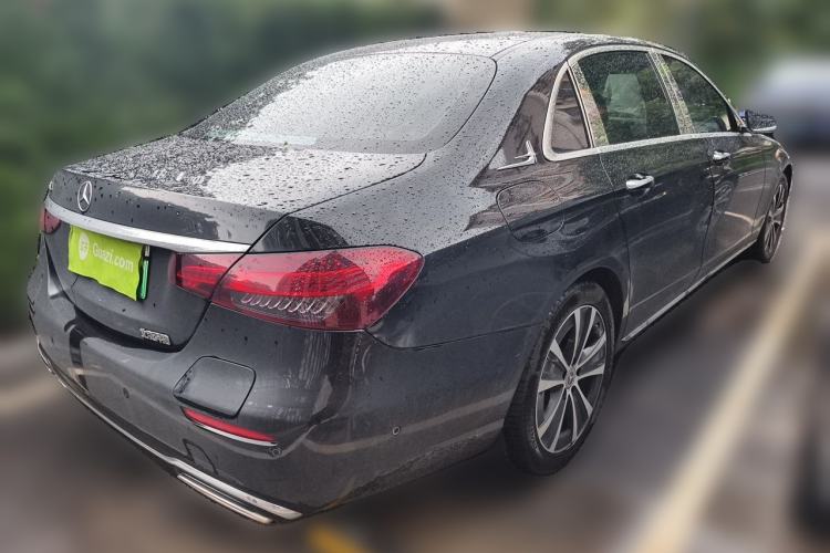 Used Mercedes-Benz E-Class New Energy 2023 E 350 e L Plug-in Hybrid Sedan Rear Right 45 Deg