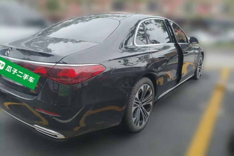 Used Mercedes-Benz E-Class New Energy 2023 E 350 e L Plug-in Hybrid Sedan Rear Right 45 Deg