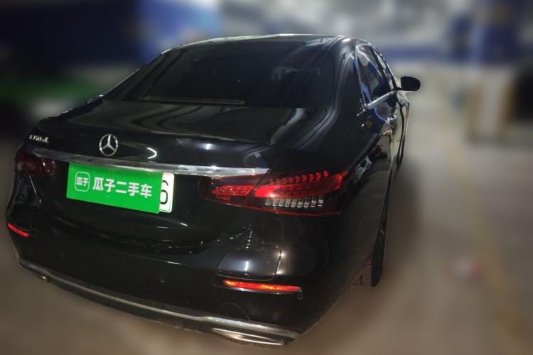 Used Mercedes-Benz E-Class New Energy 2023 E 350 e L Plug-in Hybrid Sedan Rear Right 45 Deg