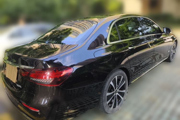 Used Mercedes-Benz E-Class New Energy 2023 E 350 e L Plug-in Hybrid Sedan Rear Right 45 Deg