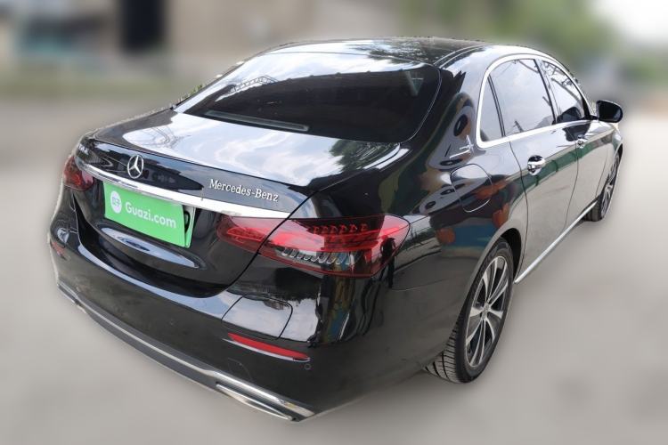 Used Mercedes-Benz E-Class New Energy 2023 E 350 e L Plug-in Hybrid Sedan Rear Right 45 Deg