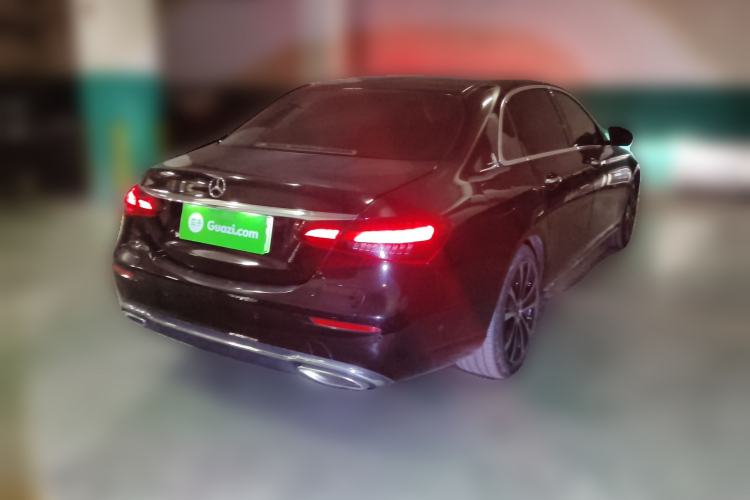 Used Mercedes-Benz E-Class New Energy 2023 E 350 e L Plug-in Hybrid Sedan Rear Right 45 Deg