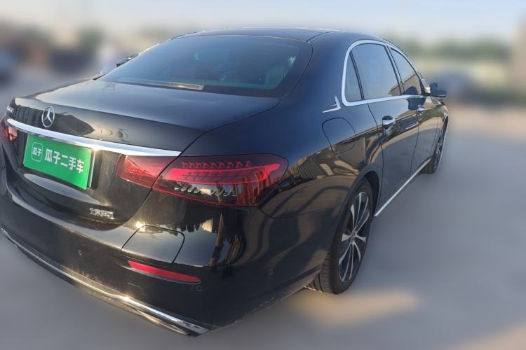 Used Mercedes-Benz E-Class New Energy 2023 E 350 e L Plug-in Hybrid Sedan Rear Right 45 Deg