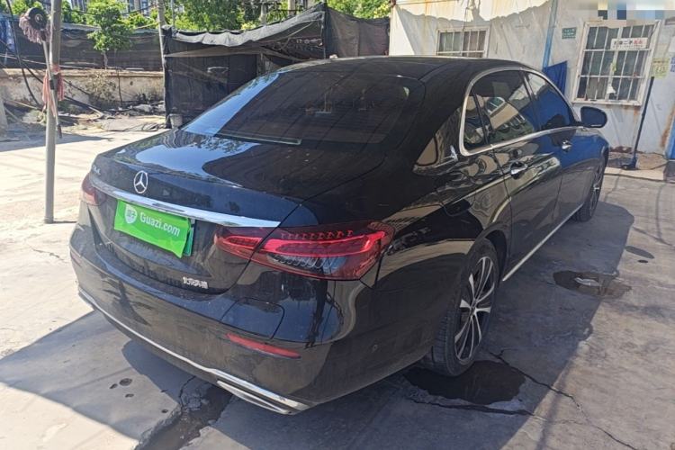 Used Mercedes-Benz E-Class New Energy 2023 E 350 e L Plug-in Hybrid Sedan Rear Right 45 Deg