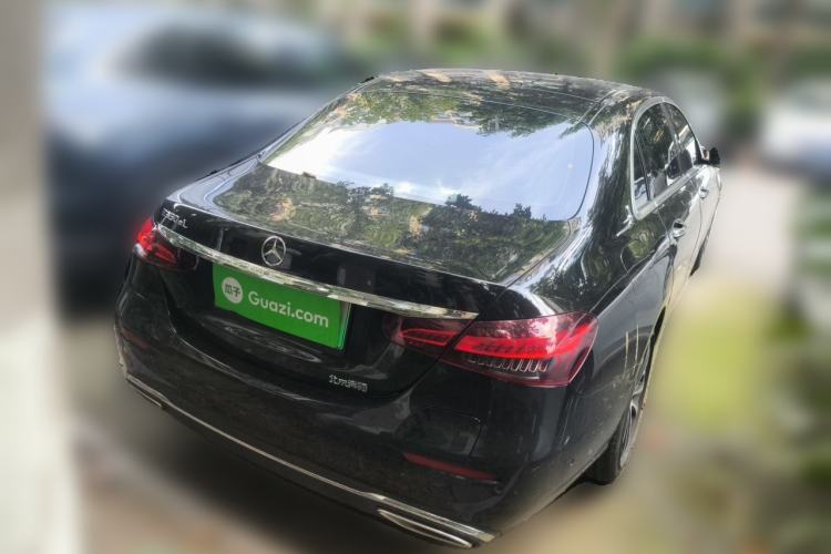 Used Mercedes-Benz E-Class New Energy 2023 E 350 e L Plug-in Hybrid Sedan Rear Right 45 Deg