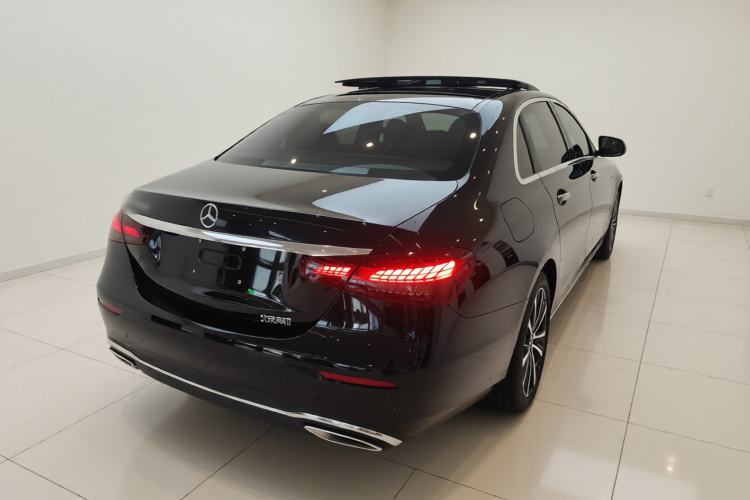 Used Mercedes-Benz E-Class New Energy 2023 E 350 e L Plug-in Hybrid Sedan Rear Right 45 Deg