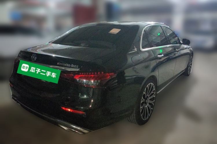 Used Mercedes-Benz E-Class New Energy 2023 E 350 e L Plug-in Hybrid Sedan Rear Right 45 Deg