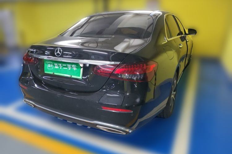 Used Mercedes-Benz E-Class New Energy 2023 E 350 e L Plug-in Hybrid Sedan Rear Right 45 Deg