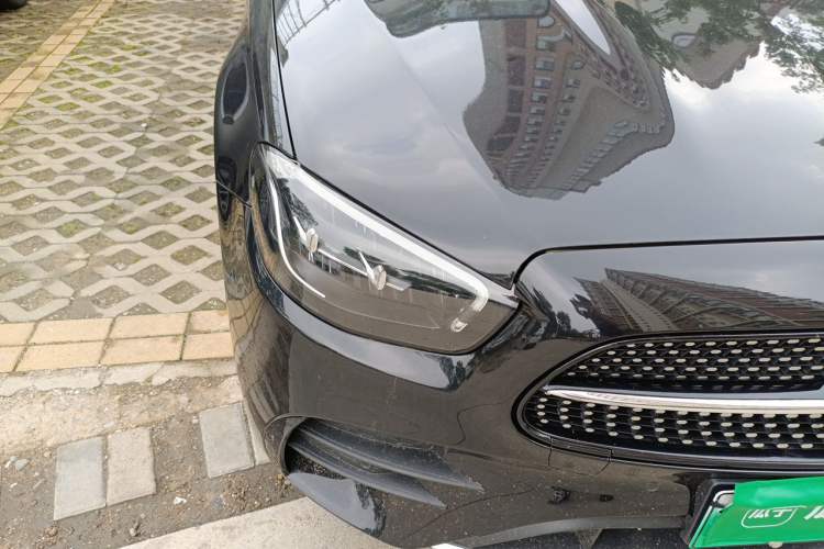 Used Mercedes-Benz E-Class New Energy 2023 E 350 e L Plug-in Hybrid Sports Sedan Right Front Headlight