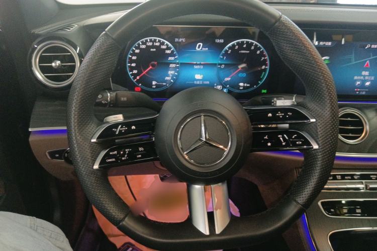 Used Mercedes-Benz E-Class New Energy 2023 E 350 e L Plug-in Hybrid Sports Sedan Steering Wheel