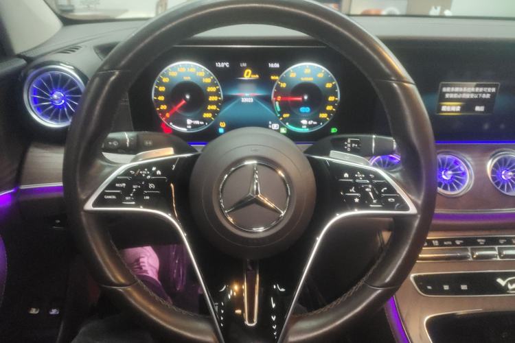 Used Mercedes-Benz E-Class New Energy 2023 E 350 e L Plug-in Hybrid Sedan Steering Wheel