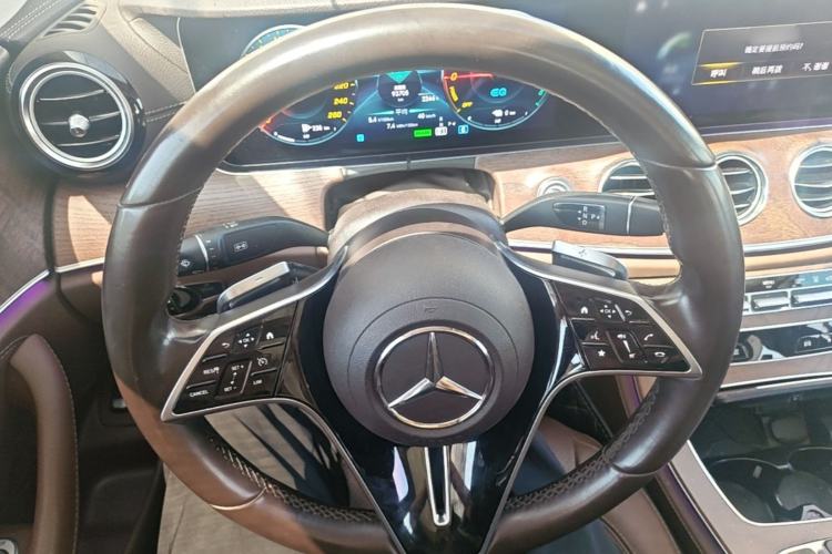Used Mercedes-Benz E-Class New Energy 2023 E 350 e L Plug-in Hybrid Sedan Steering Wheel