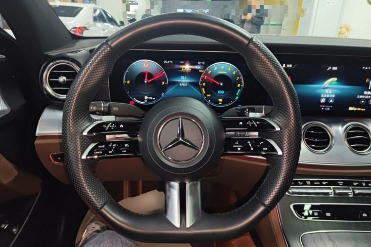 Used Mercedes-Benz E-Class New Energy 2023 E 350 e L Plug-in Hybrid Sedan Steering Wheel