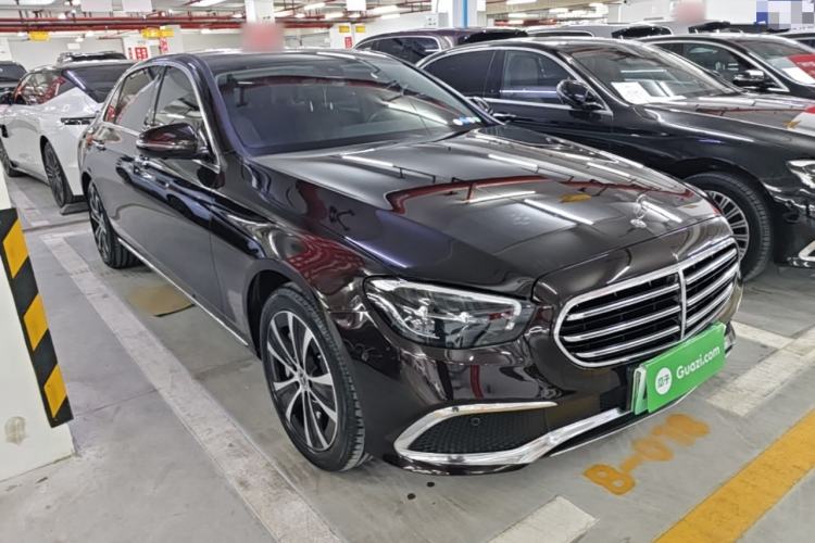 Used Mercedes-Benz E-Class New Energy 2023 E 350 e L Plug-in Hybrid Sedan Front Right 45 Deg