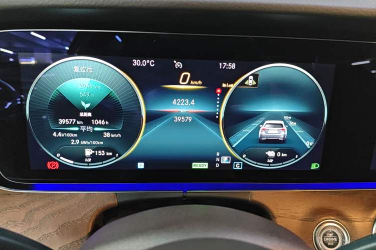 Used Mercedes-Benz E-Class New Energy 2023 E 350 e L Plug-in Hybrid Sedan Instrument Cluster