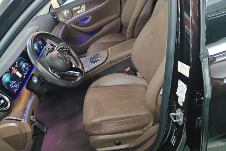 Used Mercedes-Benz E-Class New Energy 2023 E 350 e L Plug-in Hybrid Sedan Left Front Seat