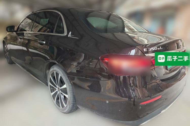 Used Mercedes-Benz E-Class New Energy 2023 E 350 e L Plug-in Hybrid Sports Sedan Rear Left 45 Deg