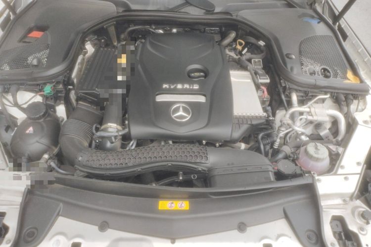 Used Mercedes-Benz E-Class New Energy 2023 E 350 e L Plug-in Hybrid Sports Sedan Engine Bay