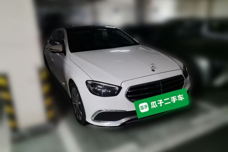 Used Mercedes-Benz E-Class New Energy 2023 E 350 e L Plug-in Hybrid Sedan Front Right 45 Deg