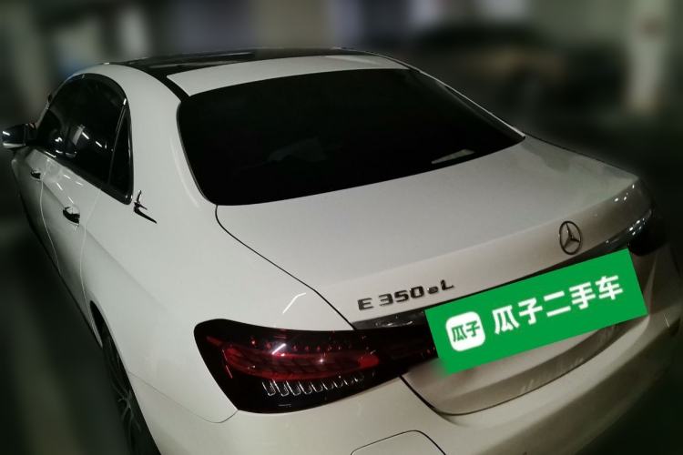 Used Mercedes-Benz E-Class New Energy 2023 E 350 e L Plug-in Hybrid Sedan Rear Left 45 Deg