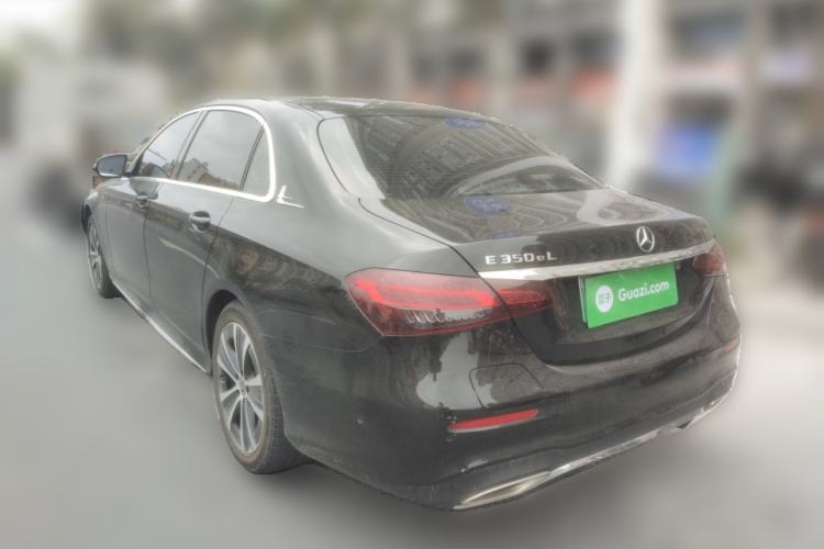 Used Mercedes-Benz E-Class New Energy 2023 E 350 e L Plug-in Hybrid Sports Sedan Rear Left 45 Deg