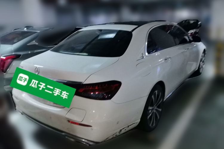Used Mercedes-Benz E-Class New Energy 2023 E 350 e L Plug-in Hybrid Sedan Rear Right 45 Deg