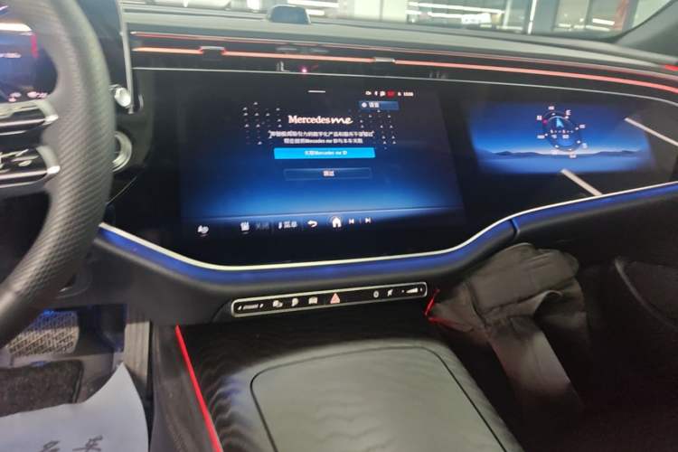 Used Mercedes-Benz E-Class New Energy 2024 E 350 e L Plug-in Hybrid Sports Sedan Audio And AC Panel
