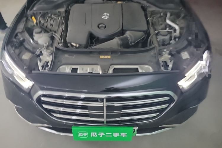 Used Mercedes-Benz E-Class New Energy 2024 E 350 e L Plug-in Hybrid Sedan Engine Bay