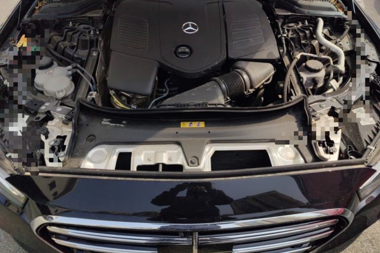 Used Mercedes-Benz E-Class New Energy 2024 E 350 e L Plug-in Hybrid Sedan Engine Bay