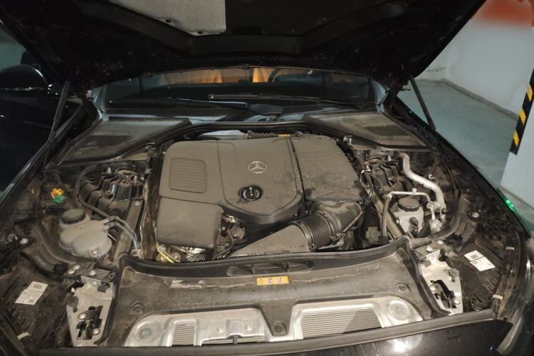 Used Mercedes-Benz E-Class New Energy 2024 E 350 e L Plug-in Hybrid Sedan Engine Bay