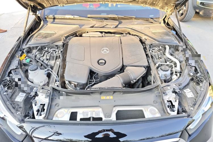 Used Mercedes-Benz E-Class New Energy 2024 E 350 e L Plug-in Hybrid Sedan Engine Bay