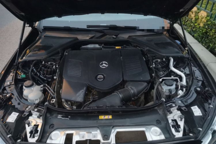 Used Mercedes-Benz E-Class New Energy 2024 E 350 e L Plug-in Hybrid Sedan Engine Bay