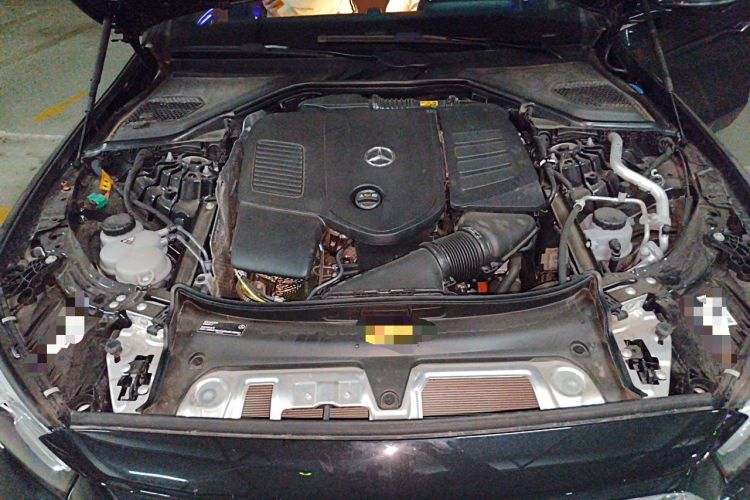 Used Mercedes-Benz E-Class New Energy 2024 E 350 e L Plug-in Hybrid Sports Sedan Engine Bay