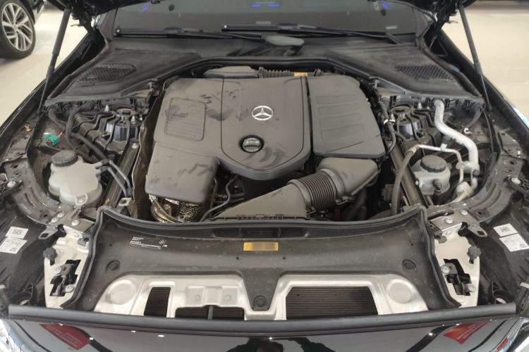 Used Mercedes-Benz E-Class New Energy 2024 E 350 e L Plug-in Hybrid Sedan Engine Bay