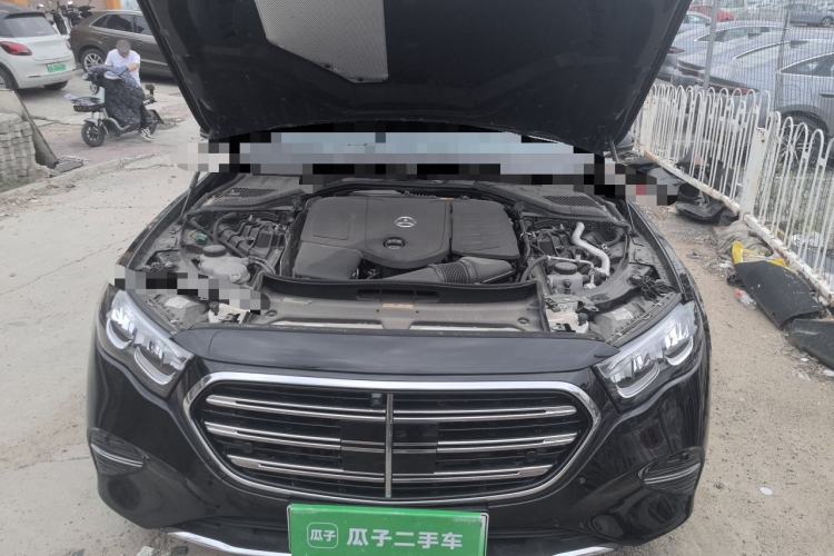 Used Mercedes-Benz E-Class New Energy 2024 E 350 e L Plug-in Hybrid Sedan Engine Bay