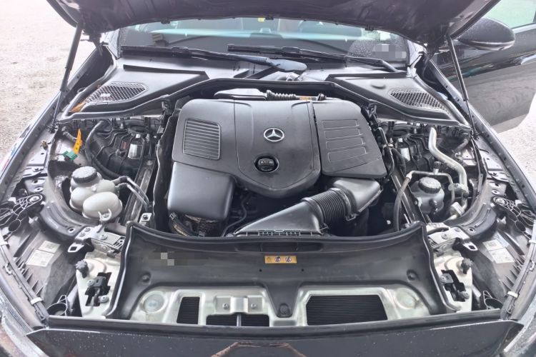 Used Mercedes-Benz E-Class New Energy 2024 E 350 e L Plug-in Hybrid Sports Sedan Engine Bay