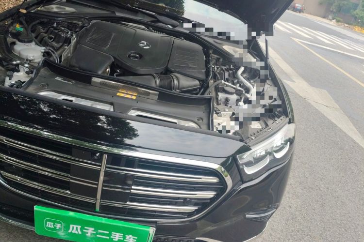 Used Mercedes-Benz E-Class New Energy 2024 E 350 e L Plug-in Hybrid Sedan Engine Bay Left