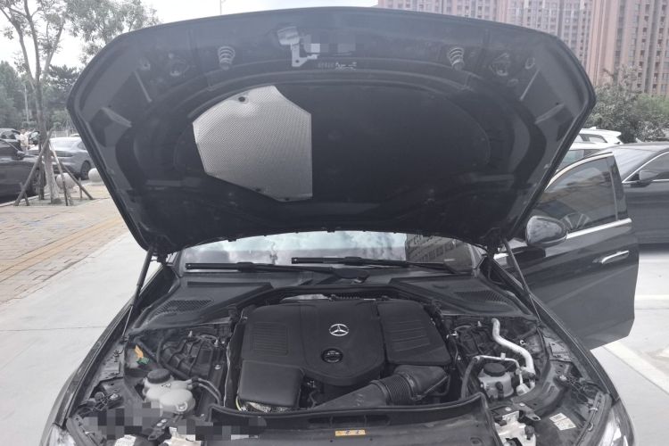 Used Mercedes-Benz E-Class New Energy 2024 E 350 e L Plug-in Hybrid Sedan Engine Bay