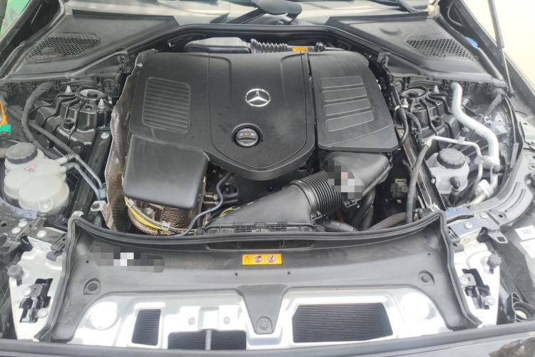 Used Mercedes-Benz E-Class New Energy 2024 E 350 e L Plug-in Hybrid Sedan Engine Bay