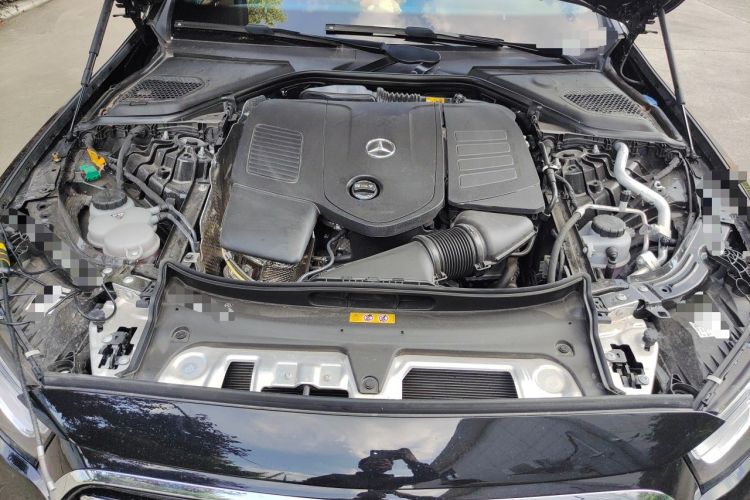 Used Mercedes-Benz E-Class New Energy 2024 E 350 e L Plug-in Hybrid Sedan Engine Bay