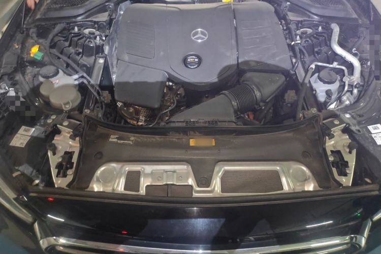 Used Mercedes-Benz E-Class New Energy 2024 E 350 e L Plug-in Hybrid Sedan Engine Bay
