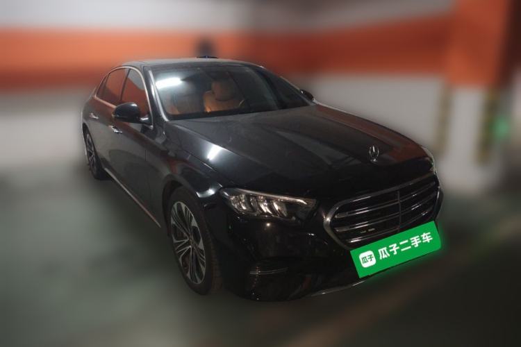 Used Mercedes-Benz E-Class New Energy 2024 E 350 e L Plug-in Hybrid Sedan Front Right 45 Deg