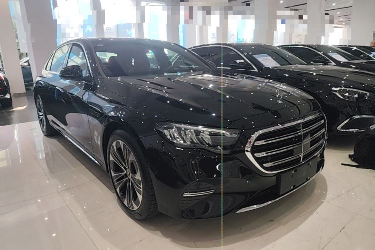 Used Mercedes-Benz E-Class New Energy 2024 E 350 e L Plug-in Hybrid Sedan Front Right 45 Deg