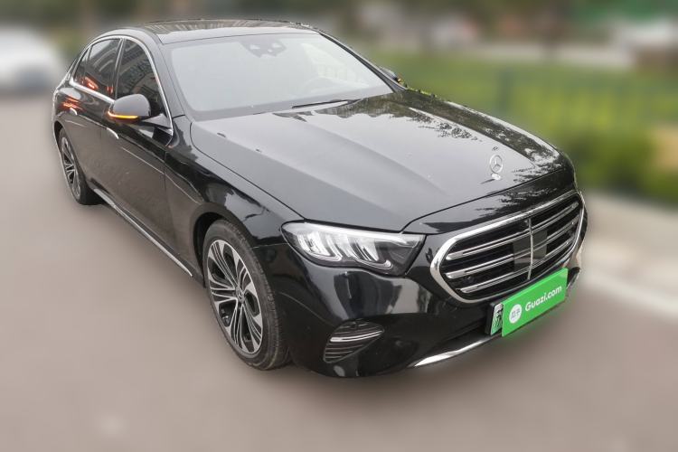Used Mercedes-Benz E-Class New Energy 2024 E 350 e L Plug-in Hybrid Sedan Front Right 45 Deg